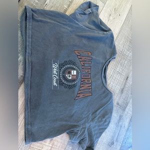 Grey California crop top